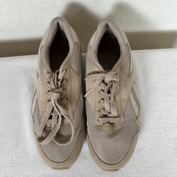 Reebok Womens 7 1/2 Royal low profile beige running shoe Athleisure Activewear - Picture 10 of 11